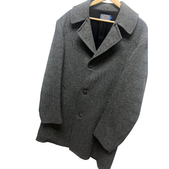 Pendleton Gray Wool Classic Warm Overcoat - Picture 1 of 8